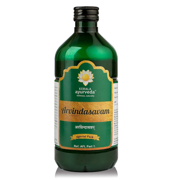 Kerala Ayurveda Aravindasavam 435 Ml for skin diseases, digestive problems