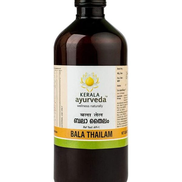 Kerala Ayurveda Bala Thailam 450 ml for epilepsy, chronic fever, cough, dyspnea, fainting