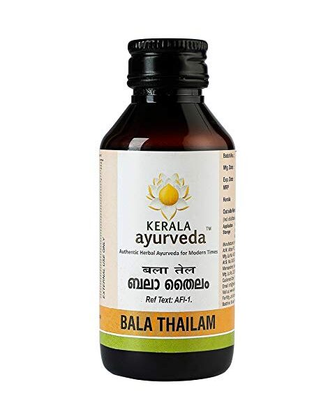 Kerala Ayurveda Bala Thailam 100 ml for chronic fever, cough, dyspnea