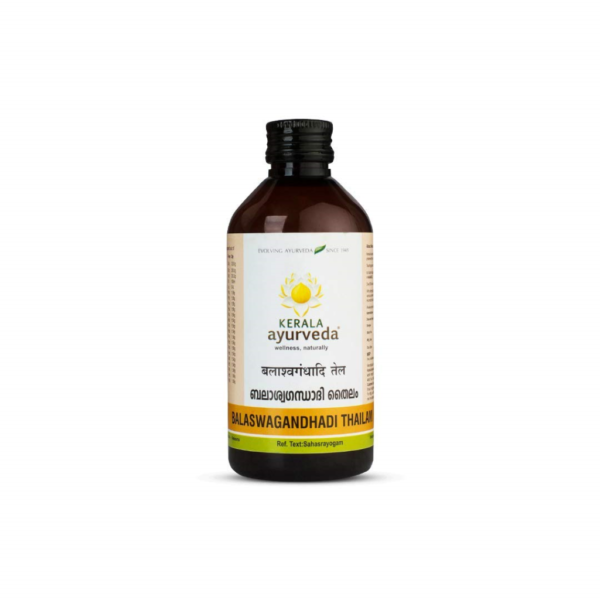 Kerala Ayurveda Balaswagandhadi Thailam 200 Ml for emaciation, muscle wasting, lack of strength in joints, muscles and bones