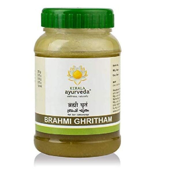 Kerala Ayurveda Brahmi Ghritham 150 ml for Improves intelligence, learning skills and speech, Improves skin texture