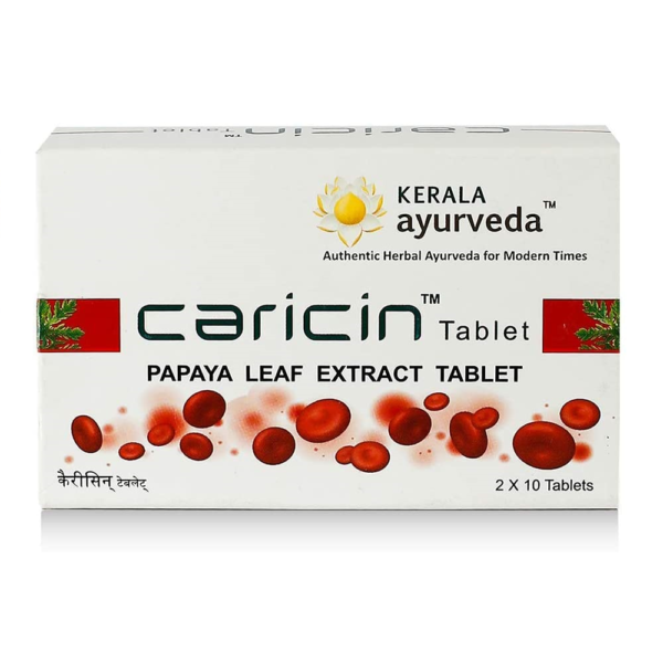 Kerala Ayurveda Caricin 20 Tablet for viral fever, boosting immunity