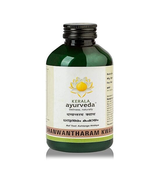 Kerala Ayurveda Dhanwantharam Kwath 200 ml for numbness, muscle wasting