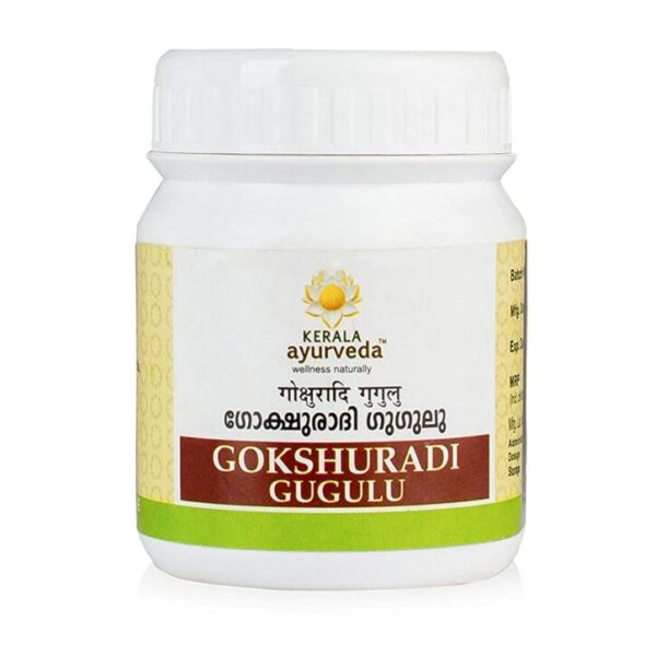 Kerala Ayurveda Gokshuradi Gugul Tablet 60 Nos for kidney disorders, urinary tract infection, gout, osteoarthritis