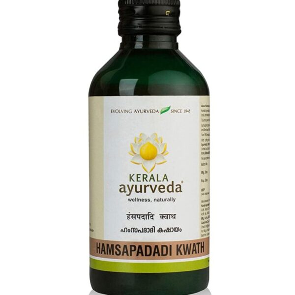 Kerala Ayurveda Hamsapadadi Kwath 200 Ml for low BP, thyroid disorder