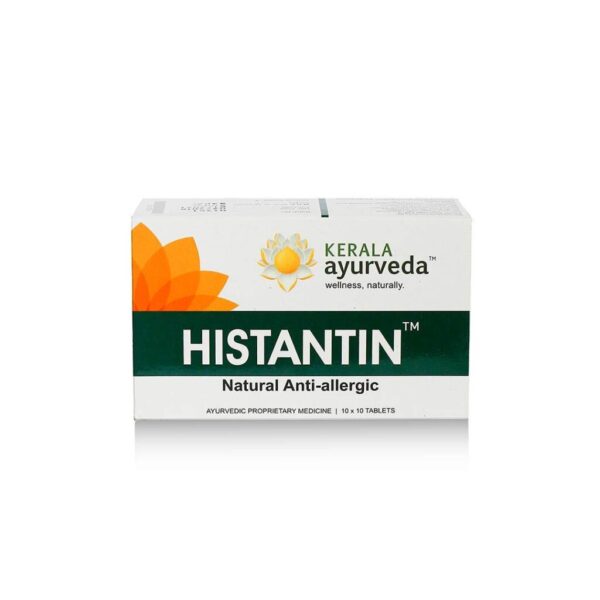 Kerala Ayurveda Histantin Tablet 100 Tablets for cough, difficult breathing, skin diseases