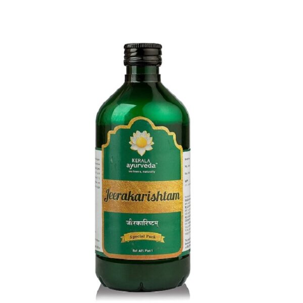 Kerala Ayurveda Jeerakarishtam 435 Ml for improve general immunity, hyperacidity, indigestion