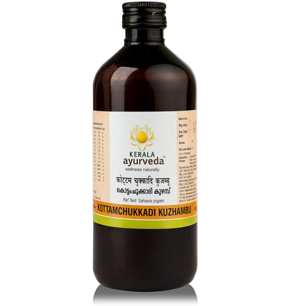 Kerala Ayurveda Kottamchukkadi Kuzhambu 450 ml for joint disorders, arthritis, muscle pain, neck sprain
