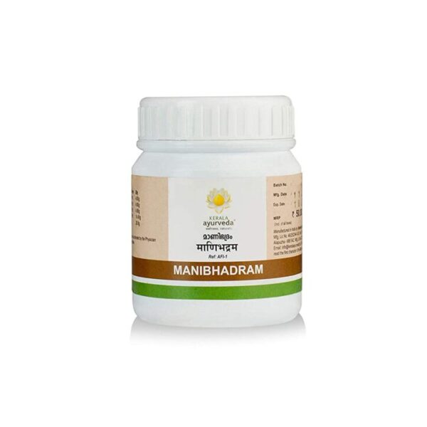 Kerala Ayurveda Manibhadram Lehyam 100 Gm for bronchitis, asthma, cough, fungal infections