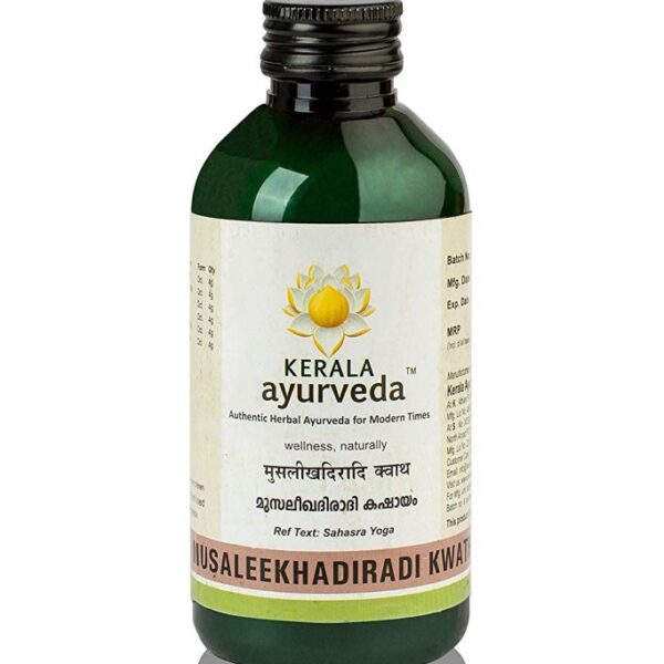 Kerala Ayurveda Musleekhadiradi Kwath 200 ml for gynaecological diseases