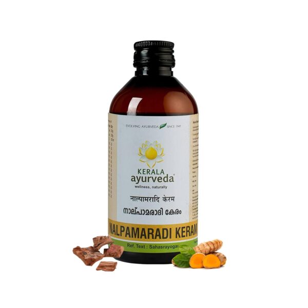 Kerala Ayurveda Nalpamaradi Keram 200 Ml for skin diseases, indigestion