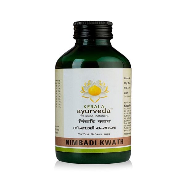 Kerala Ayurveda Nimbadi Kwath 200 Ml for skin diseases, purify the blood