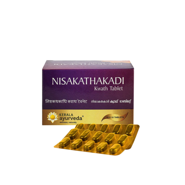 Kerala Ayurveda Nisakathakadi Kwath Tablet 100 Tab for complications of diabetes, high levels of blood glucose
