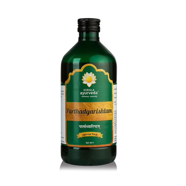 Kerala Ayurveda Parthadyarishtam 435 Ml for Controls blood pressure, Heart and lung diseases