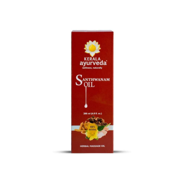 Kerala Ayurveda Santhwanam Oil 200 ML for pain relieving, arthritis, improve body strength, enhance blood circulation