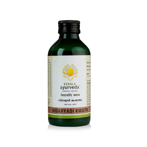Kerala Ayurveda Vidaryadi Kwath 200 Ml for Gas trouble, Cough, General Debility