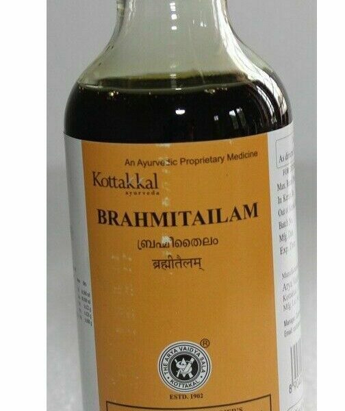 Kottakkal Ayurveda Brahmi Tailam 200ml for headache, hair fall