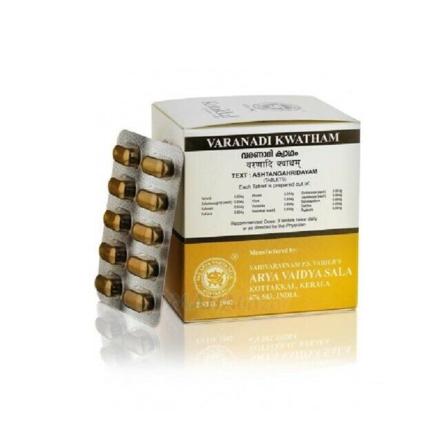 Kottakkal Ayurveda Varanadi Kwatham (Tablet) - 100 Tablet for high cholesterol levels appetite