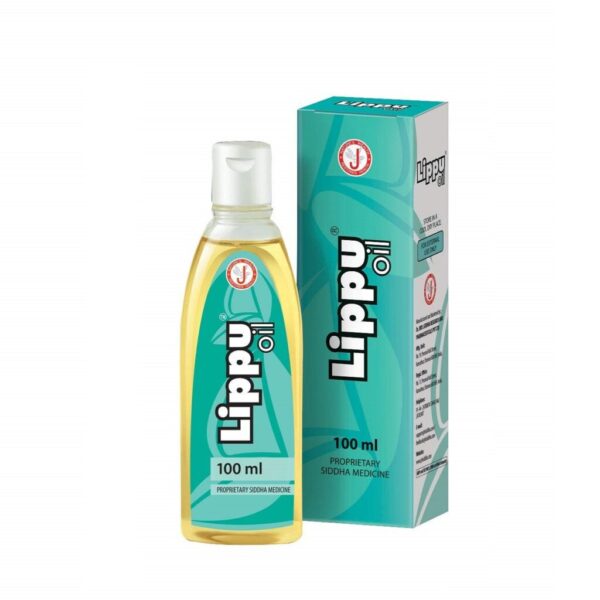 Dr. JRK's Siddha Lippu Oil 100ml With Pongamia Pinnata For Eczema, Dry Skin, Lichen Planus, Ichthyosis and Allergic Skin Disorders