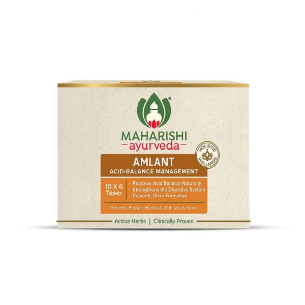 Maharishi Ayurveda Amlant (60 Tablets) For acid balance naturally, digestive system, ulcer