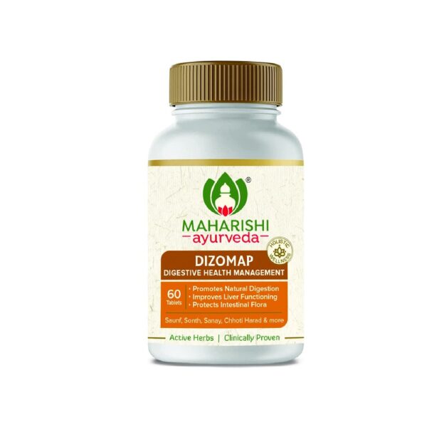 Maharishi Ayurveda Dizomap (60 Tablets) For Indigestion and Constipation | Liver Functioning and Intestinal Flora
