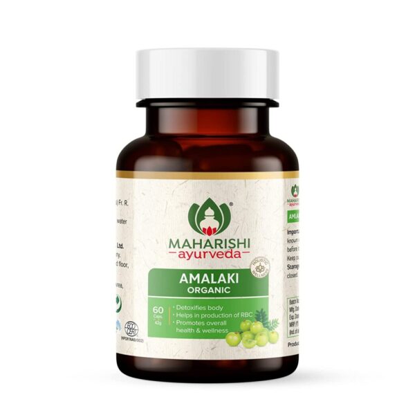 Maharishi Ayurveda Organic Amalaki Tablet (60 Tablets) For overall well-being, immunity, strength