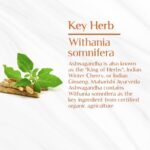 Maharishi Ayurveda Organic Ashwagandha 60 Tablets For immune system, vigour and vitality, stress and anxiety - Image 4