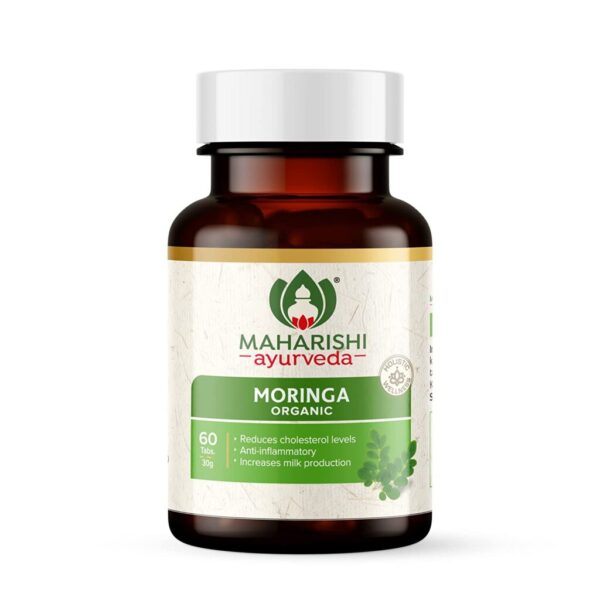 Maharishi Ayurveda Organic Moringa Tablet For pain and inflammation in joints, digestion and metabolism
