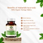 Maharishi Ayurveda Organic Moringa Tablet For pain and inflammation in joints, digestion and metabolism - Image 2
