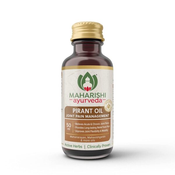 Maharishi Ayurveda Pirant Oil (50ml) For Joint & Muscle Pains, Morning Stiffness