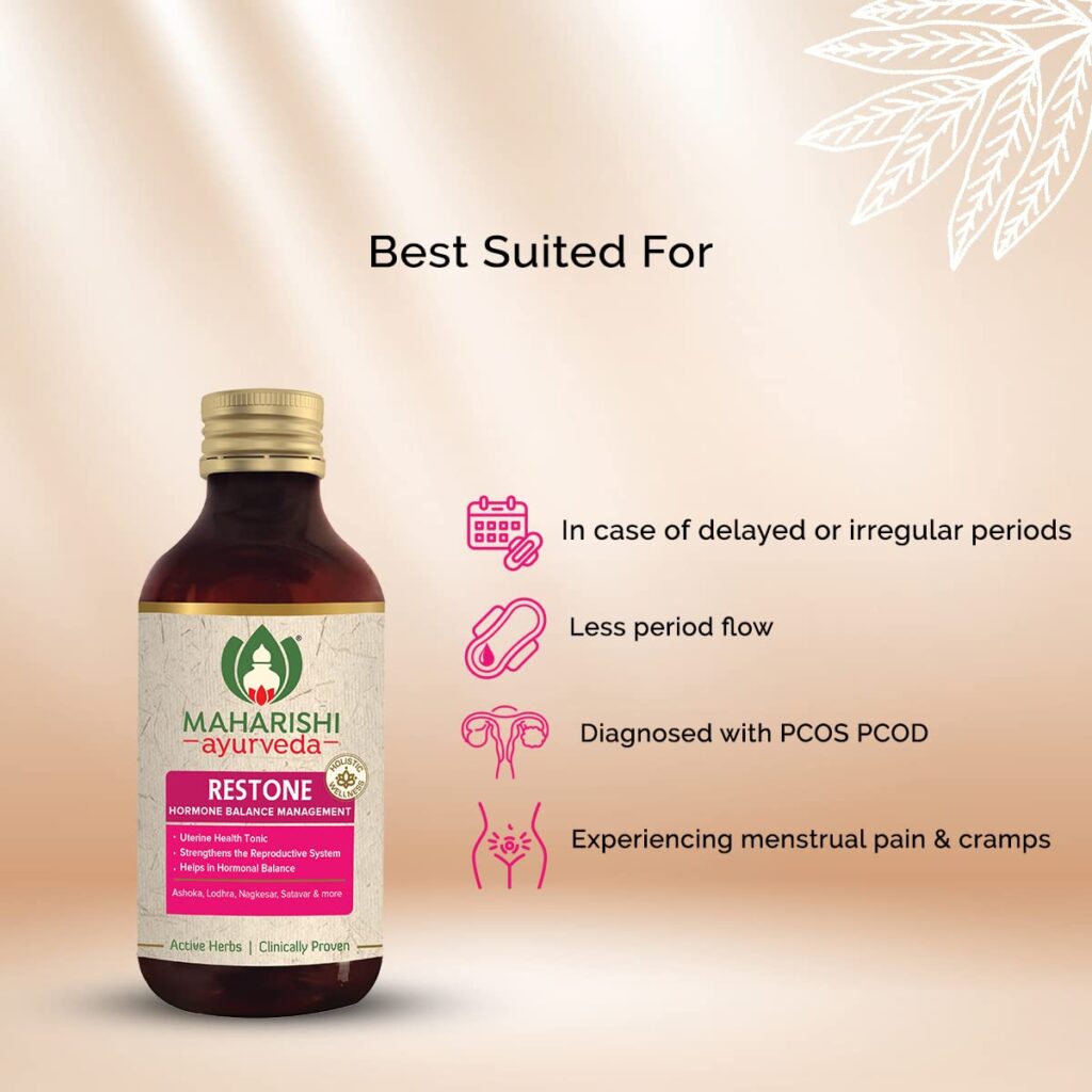 Maharishi Ayurveda Restone 200ML For Healthy Periods, Balances Hormones ...