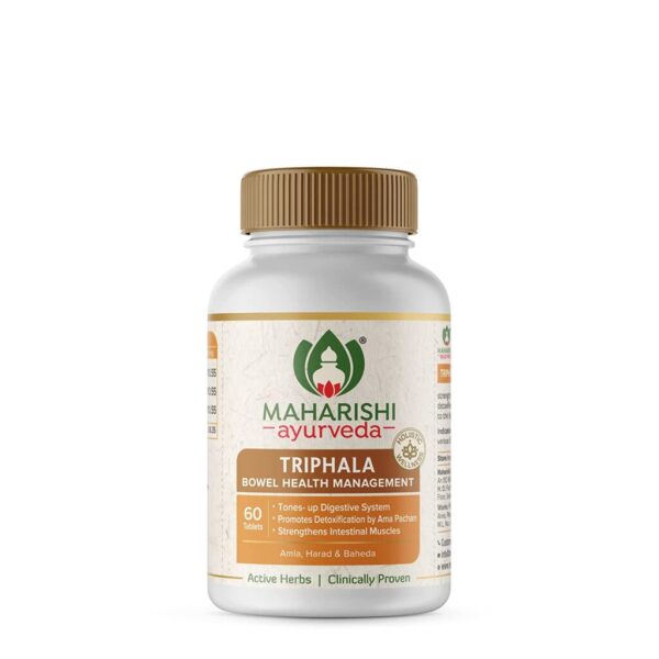 Maharishi Ayurveda Triphala - 60 Tablets For Healthy Digestion, Bowel Wellness | Constipation