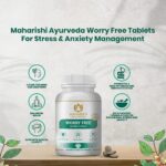 Maharishi Ayurveda Worry Free (60 Tablets) For Brain Health Support, alertness, memory, anxiety and stress - Image 2
