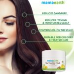 Mamaearth Anti Dandruff Tea Tree Hair Mask with Tea Tree and Lemon Oil For Danrduff Control and Itch Treatement, 200ml - Image 2