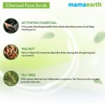 Mamaearth Charcoal Face Scrub For Oily Skin & Normal skin, with Charcoal & Walnut for Deep Exfoliation – 100g - Image 4