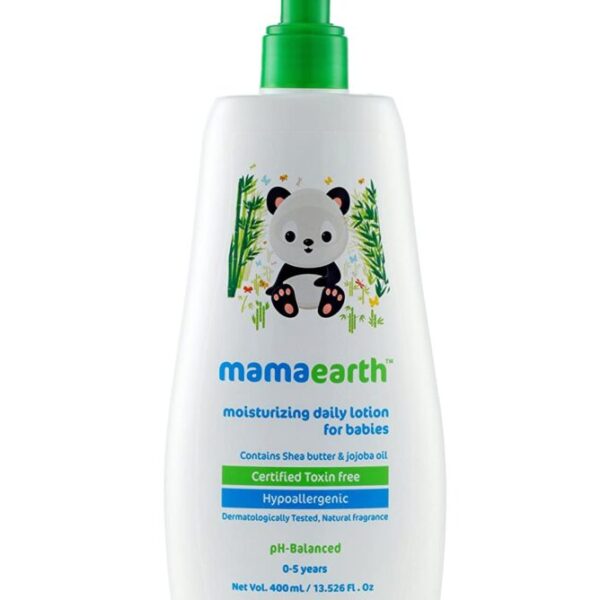 Mamaearth Daily Moisturizing Natural Baby Lotion (400 ml)