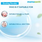 Mamaearth Dusting Powder with Organic Oatmeal & Arrowroot Powder for Babies - 300g - Image 6