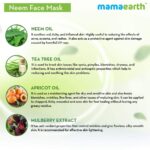 Mamaearth Neem Face Pack, With Neem & Tea Tree For Pimples & Zits 100 ml - Image 6