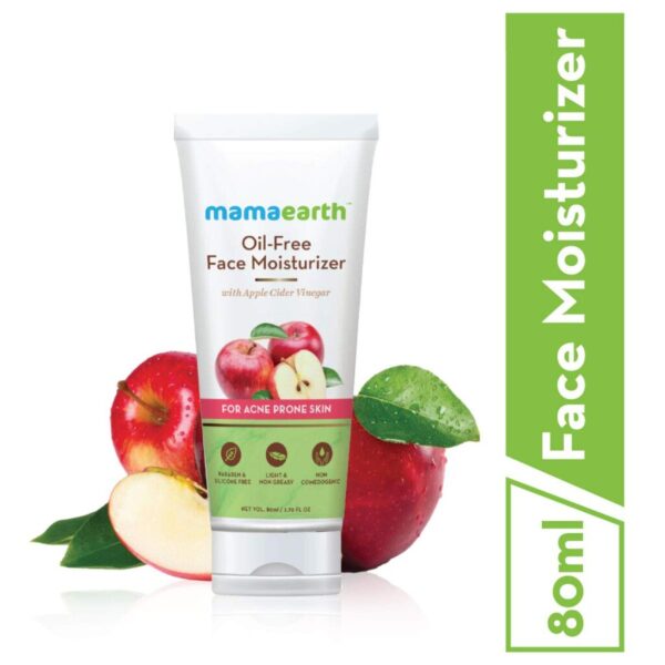 Mamaearth Oil-Free Moisturizer For Face With Apple Cider Vinegar For Acne Prone Skin - 80 ml
