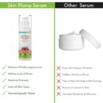 Mamaearth Skin Plump Face Serum Anti Aging Cream For Glowing Skin, With Hyaluronic Acid & Rosehip Oil for Ageless Skin - 30ml - Image 4