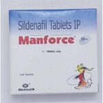 Manforce 50mg 9 Tablet - For used to treat erectile dysfunction (impotence)