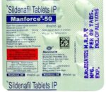 Manforce 50mg 9 Tablet - For used to treat erectile dysfunction (impotence) - Image 2