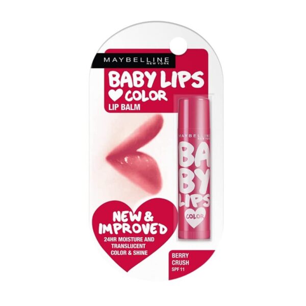 Maybelline New York Lip Balm (4g) With SPF For Moisturise and Protection from the Sun, Baby Lips Cherry Kiss, Baby Lips