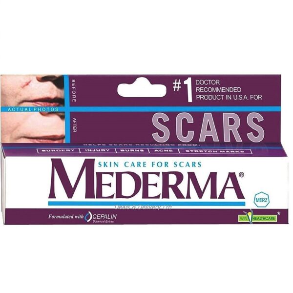 Mederma Cream - For scars, surgery, injury, burns, acne, stretch marks (10gm)
