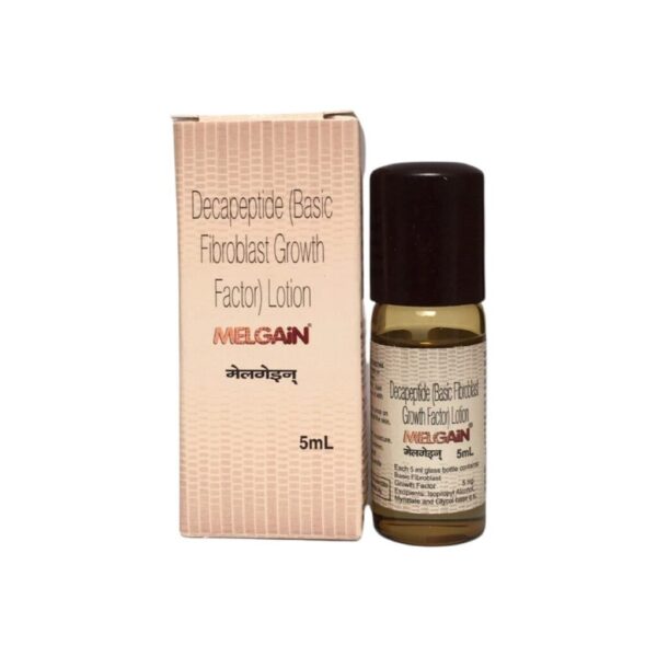 Melgain Lotion (5 ml) For Vitiligo, White Patches, redness, rash, pain, or itchiness