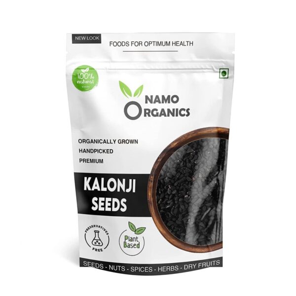 Namo Organics - Kalonji Seeds ( Pure Nigella Seeds) 250 Gm For hair growth, digestion