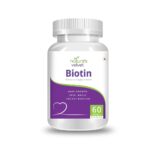 Natures Velvet Lifecare Biotin 60 Softgels For Healthy Hair, Skin and Nails and Energy