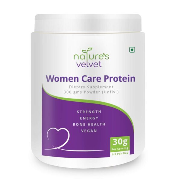 Natures Velvet Women care Protein, All Natural Protein – 300g For Women With Zero Artificial Flavors