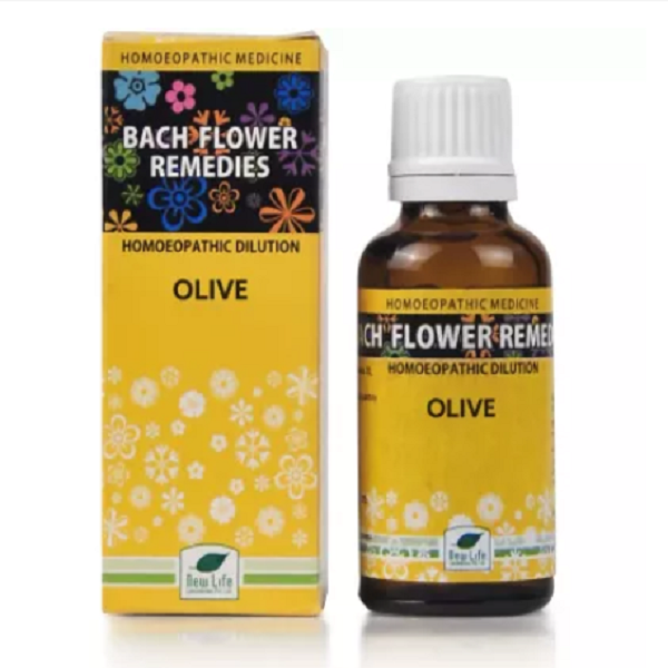 New Life Bach Flower Olive (30ml) For excessive fatigue and exhaustion, rejuvenating lost energy