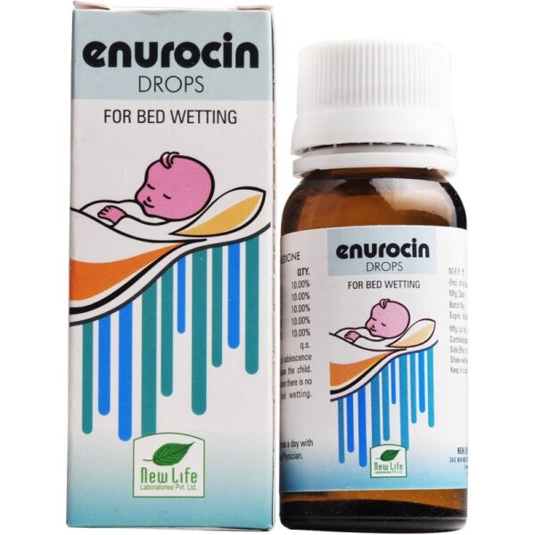 New Life Enurocin Drops (30ml) For Bedwetting, Involuntary, Frequent Urination, Weakness of Bladder Muscles